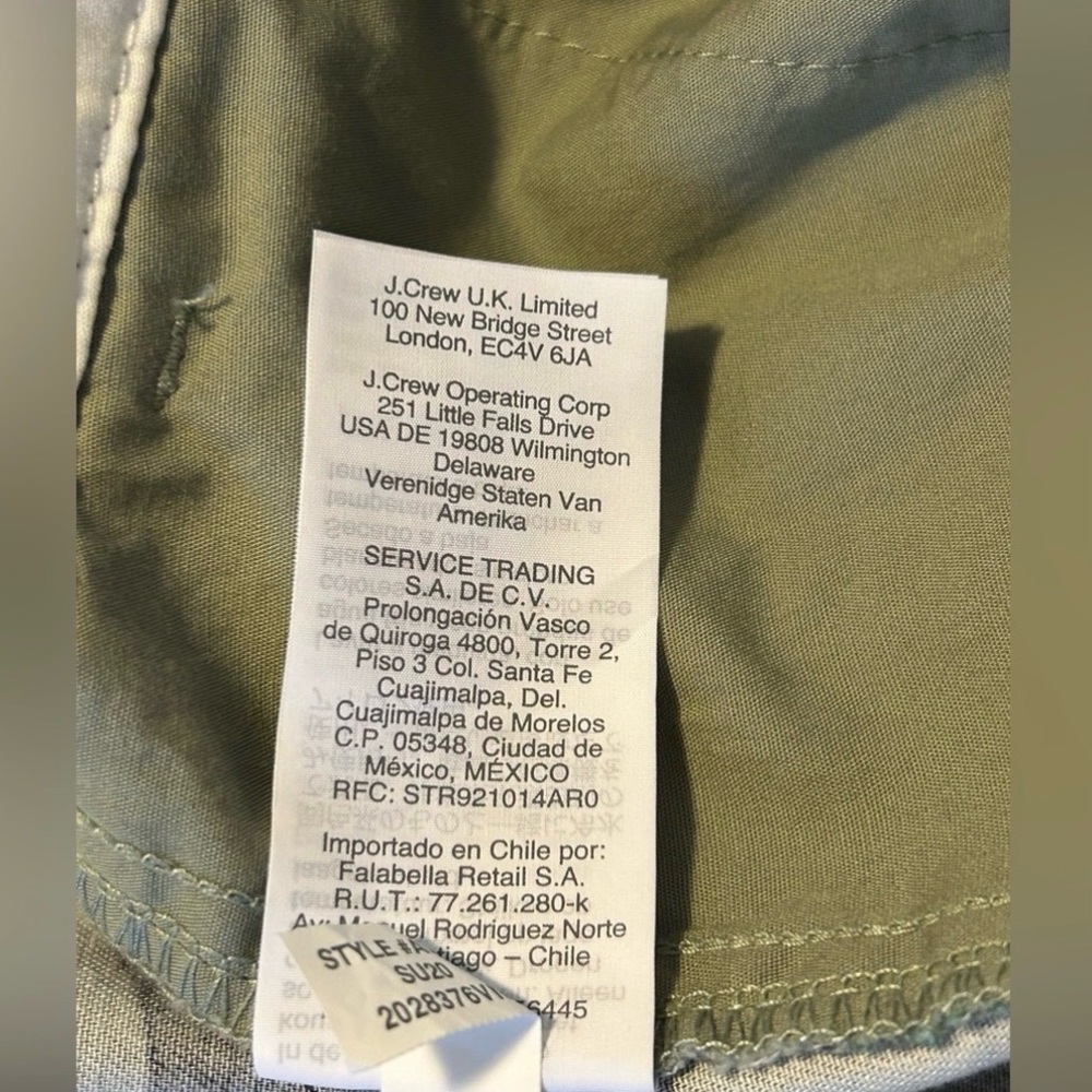 J.Crew Camouflage Shorts - Size 8 - Picture 4 of 4